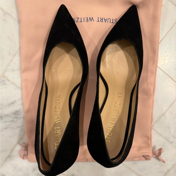 Stuart Weitzman size 40 suede black pumps - Picture 4 of 5
